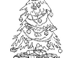 coloriage Sapin de noel