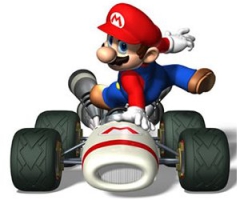 Mario sur son kart