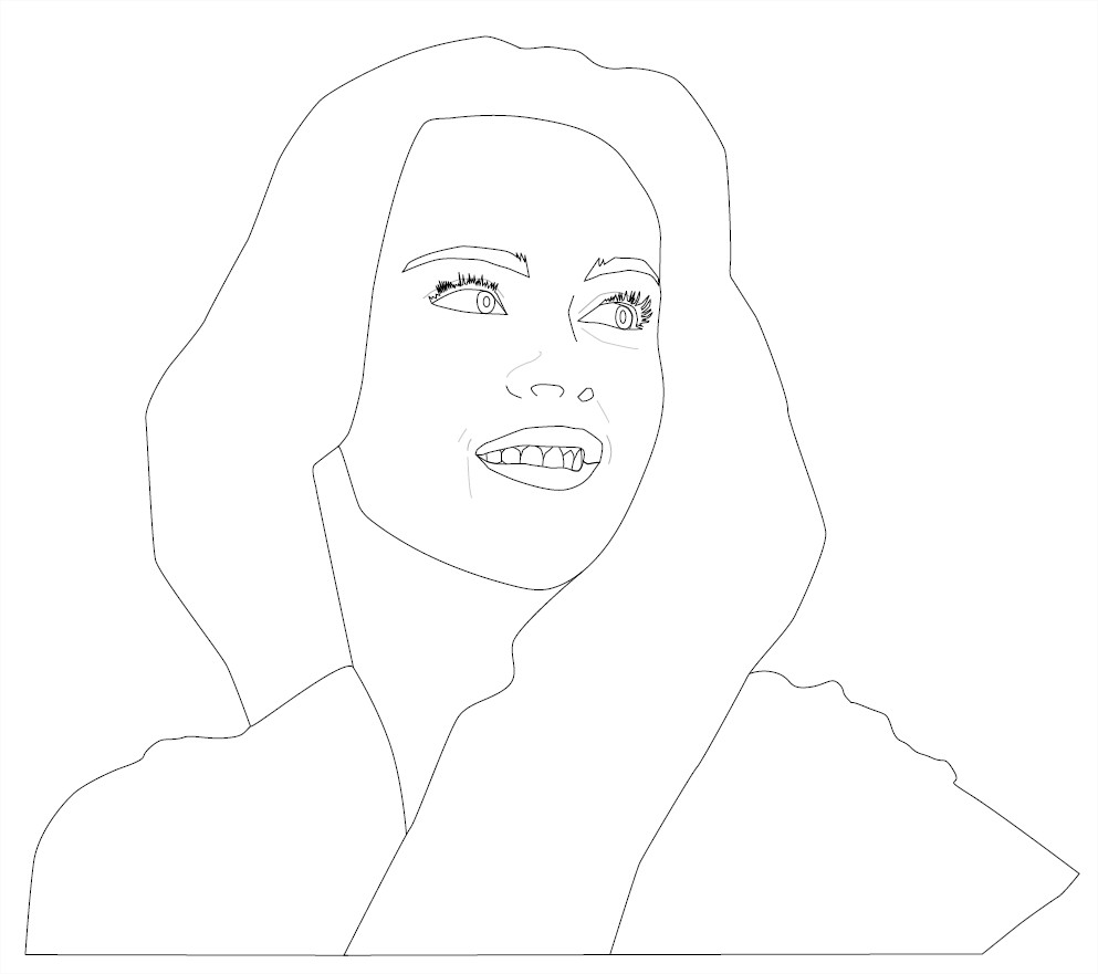 Coloriage Kristen Stewart