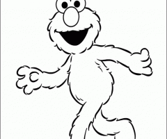 Coloriage Elmo