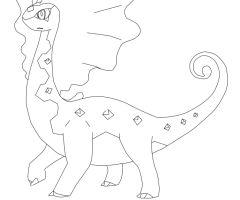 Coloriage Dragmara Pokemon